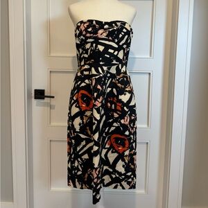 J. Crew RARE abstract dress sz 8
